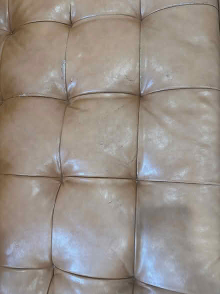 Photo of free Leather couch camel color (Union city boarder of JC) #2