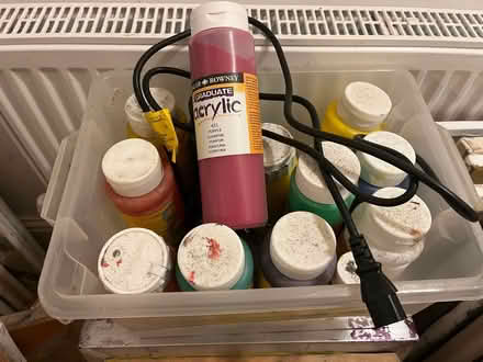 Photo of free 12 500ml tubs of graduate acrylic (Leyton E10) #1