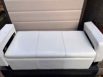 Photo of free Faux leather ottoman (Penrith CA11) #1
