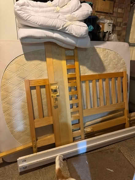 Photo of free Double bed frame and mattress (if wanted) (Lower Penwortham PR1) #2