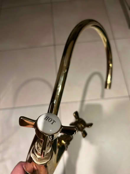 Photo of free Brass fully working kitchen sink tap (Askew Road W12) #3