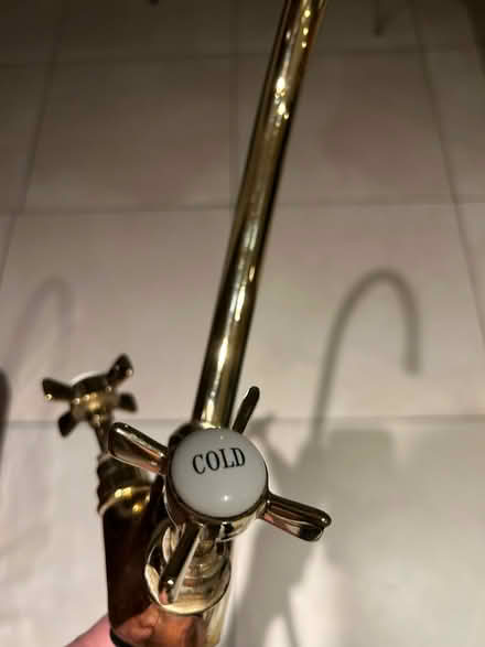 Photo of free Brass fully working kitchen sink tap (Askew Road W12) #2