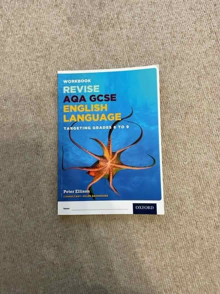 Photo of free gcse english revision book (Leckhampton GL53) #1