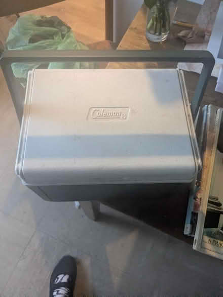 Photo of free Coleman cool box and coffee cup holder. (Earlham NR4) #1