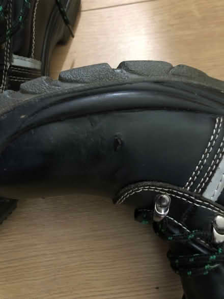Photo of free Size 8 steel capped boots (Abingdon OX14) #2