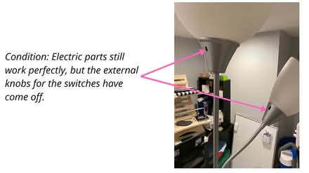 Photo of free IKEA Standing Lamp (H St. Corridor) #2