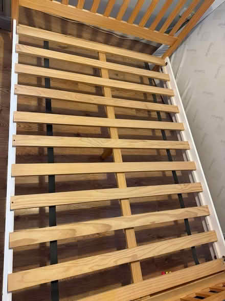 Photo of free Double bed frame and mattress (if wanted) (Lower Penwortham PR1) #1