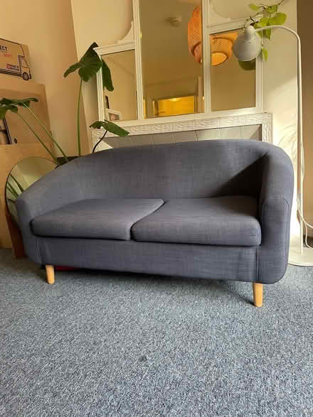Photo of free Small 2 seater sofa in Navy (Cambridge CB4) #1