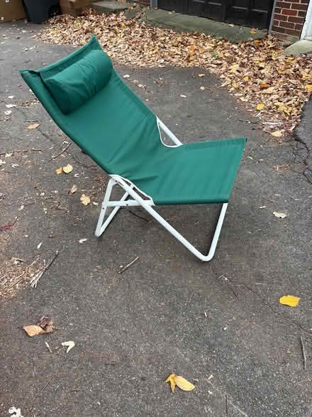 Photo of free Folding chair (Tenleytown (DC)) #1