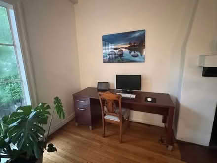 Photo of free 72"L Computer Desk with Drawers (North Berkeley) #1