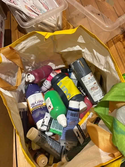 Photo of free Large bag acrylic paints (Leyton E10) #1