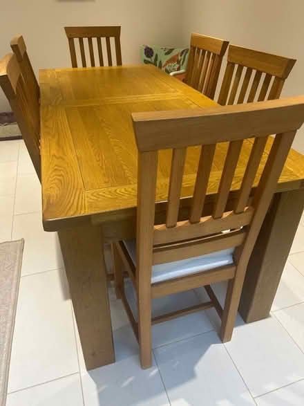 Photo of free 6 Laura Ashley dining/kitchen table chairs (GU9) #2