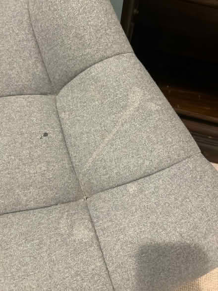 Photo of free Grey Comfortable Seat - Broken Leg (Camden) #2