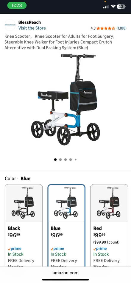 Photo of Knee Scooter (Washington Heights) #1