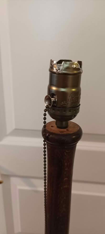 Photo of free Wooden standard lamp (South reading RG2) #1