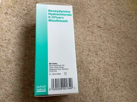 Photo of free New unopened Mouthwash (Longwell Green, Bristol) #1
