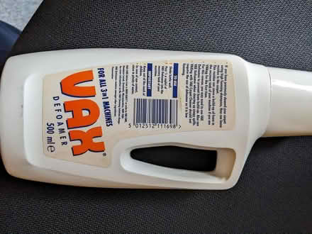 Photo of free Vax defoamer (Fetcham) #1