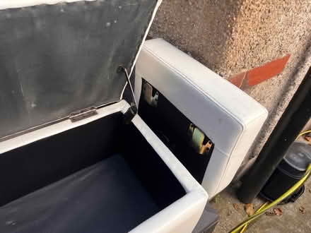 Photo of free Faux leather ottoman (Penrith CA11) #3