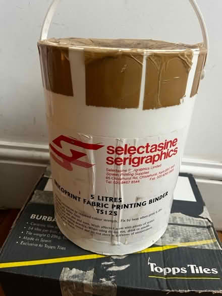 Photo of free Fabric printing binder (Leyton E10) #1