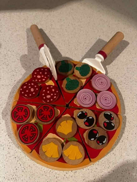 Photo of free Wooden play food - pizza (Coalpit Heath BS36) #1