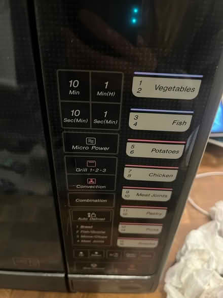 Photo of free Panasonic Microwave Oven Black (Tufnell Park, N19 5) #4