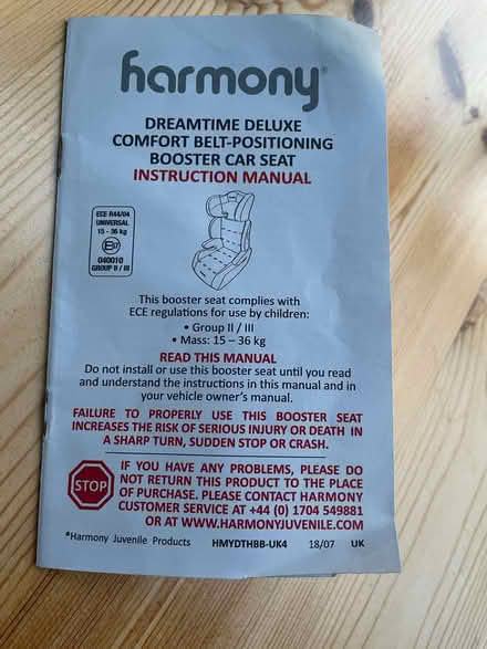 Photo of free Car Seat (Barming Heath ME16) #2