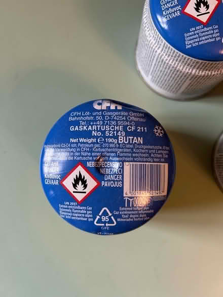 Photo of free 3 unused camping gas canisters (Norbiton KT2) #2