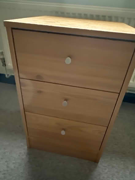 Photo of free Bedside cabinet 39W x 40D x 61D (IP10) #2