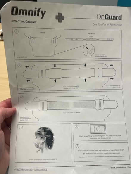 Photo of free PPE/Face Shield (K1H 5T8) #2