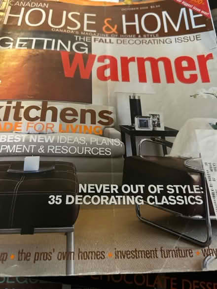 Photo of free Home decor magazines (Meadowvale, Mississauga) #4