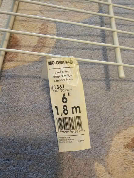 Photo of free Closet shelf and brackets (Stoneham) #2