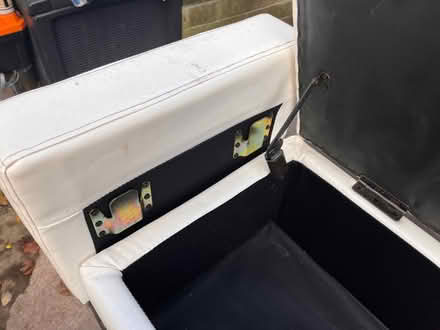 Photo of free Faux leather ottoman (Penrith CA11) #2