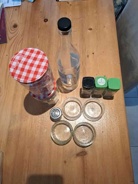 Photo of free Various glass jars and bottle for home baking (Bransgore BH23) #1