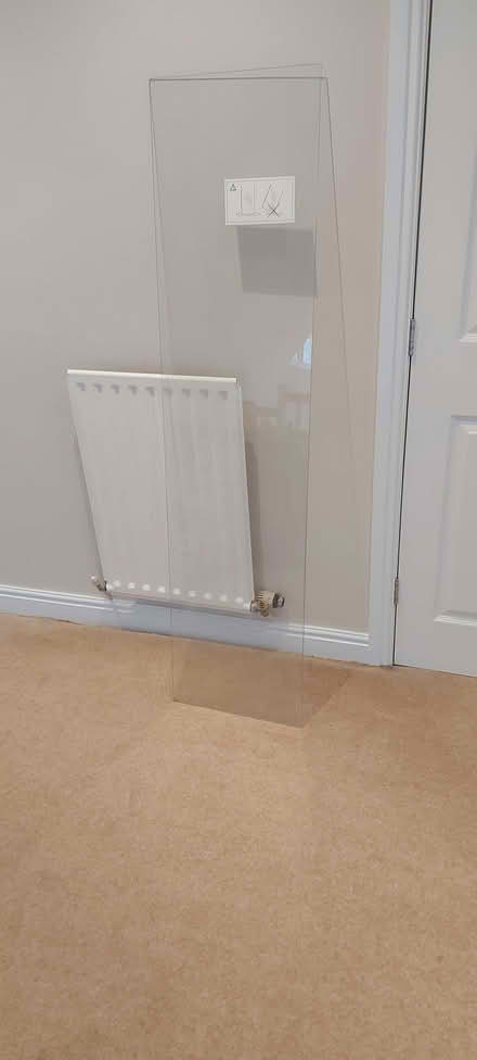 Photo of free Large sheet of toughened glass 156x38cm (IKEA Detolf) (Hodnet SY4) #1