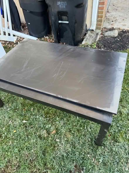 Photo of free Black coffee table w/ shelf (Upper Chichester, PA) #1