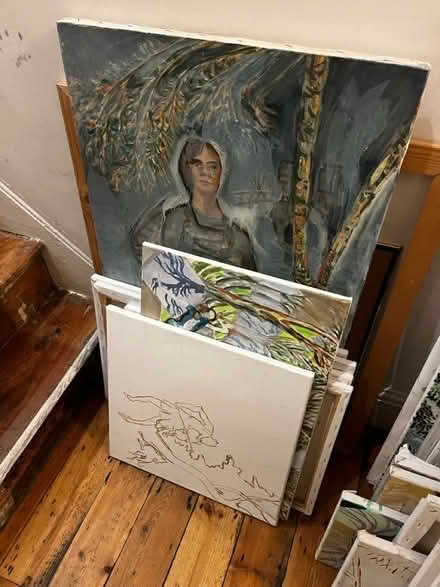 Photo of free 60 canvases and frames (Leyton E10) #1