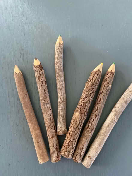 Photo of free 6 wooden pencil crayons - 13cm length (Haywards Heath RH16) #1