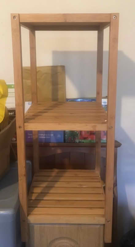 Photo of free Ikea, Wooden 3 Tier, Shelving Unit (Liverpool L6) #1