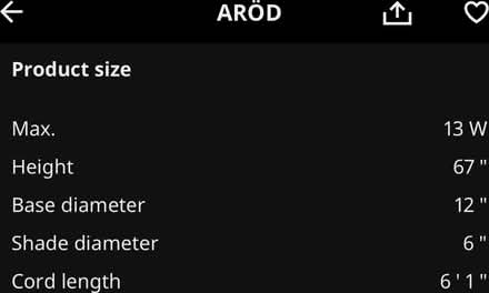 Photo of free IKEA ARÖD floor/reading lamp (grey) (Evanston (Green Bay & Emerson)) #2