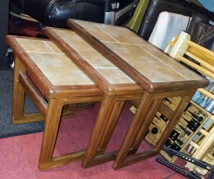 Photo of free Nest of tables - tile top (Stretford M32) #2