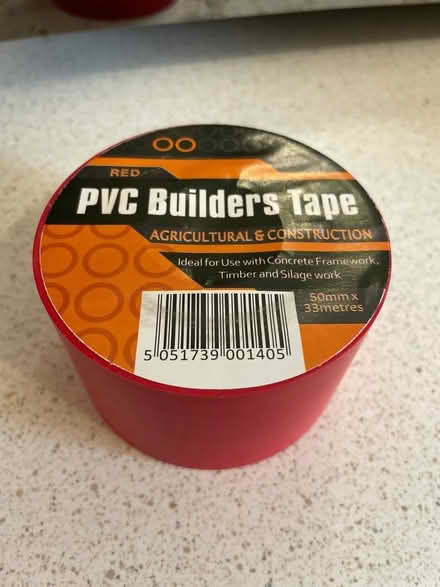 Photo of free Red PVC builder’s tape (Odd Down) #1