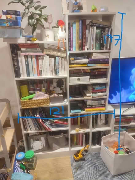Photo of free Book shelf / storage / TV unit (SE8 deptford) #3