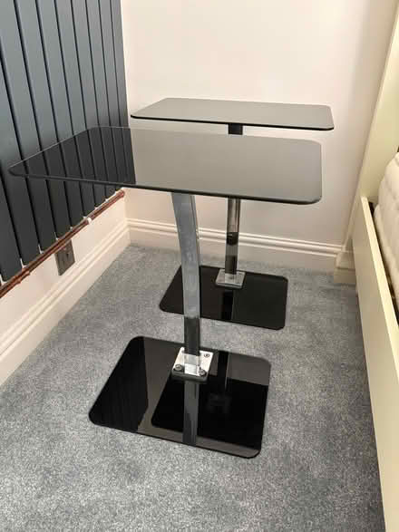 Photo of free Glass top and base side tables (Birchwood LN6) #3