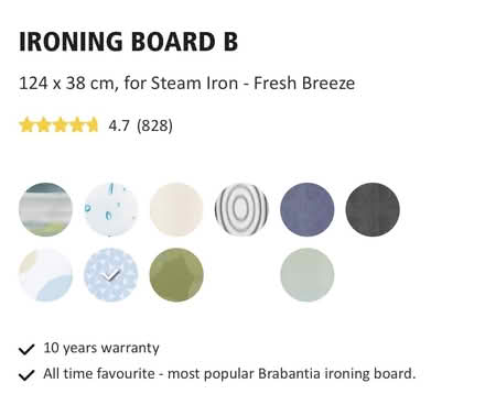 Photo of free Brabantia Ironing Board (Brentford, TW8) #3