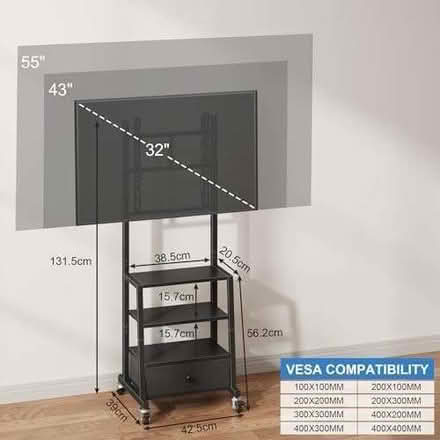 Photo of free Small Tv Stand On Wheels. (Bedford Centre MK40) #2