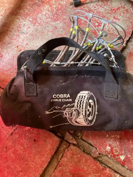 Photo of free Tire snow chains and cables (Redwood City, Selby/El Camino) #3