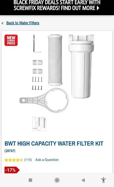 Photo of free BWT under sink water files (Se5) #1