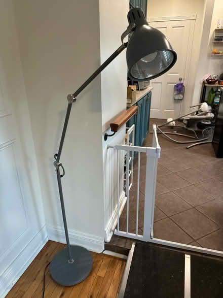 Photo of free IKEA ARÖD floor/reading lamp (grey) (Evanston (Green Bay & Emerson)) #1