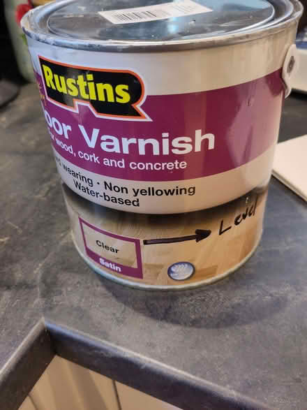 Photo of free Rustin's clear satin varnish (Berkhamsted HP4) #1