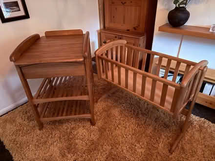 Photo of free Crib and changing table (Lymm WA13) #1